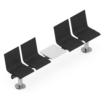Isometric bench 3D render png