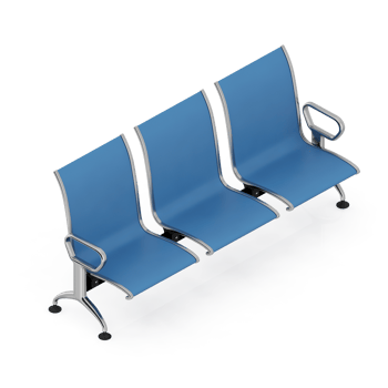 Isometric bench 3D render png