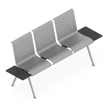Isometric bench 3D render png
