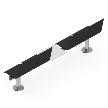 Isometric bench 3D render png