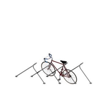 Isometric Bike 3D render png