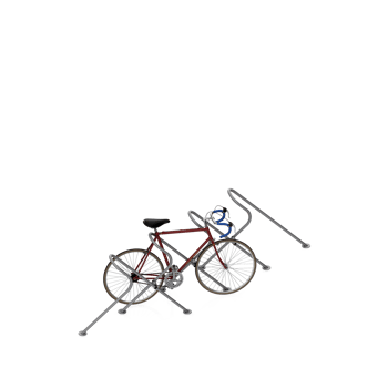 Isometric Bike 3D render png