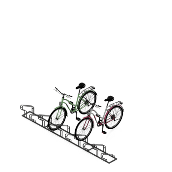 Isometric Bike 3D render png