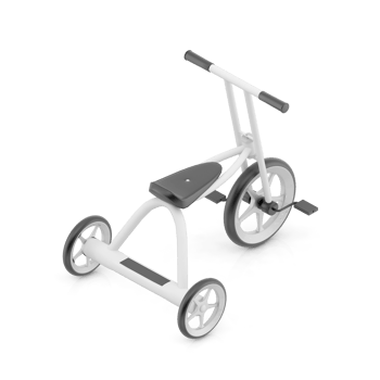 Isometric Bike 3D render png