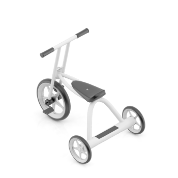 Isometric Bike 3D render png