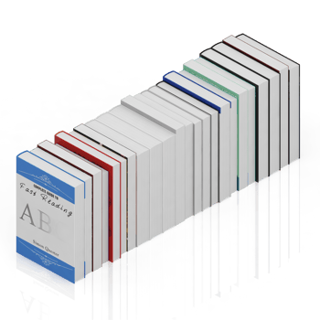 Isometric Books 3D render png