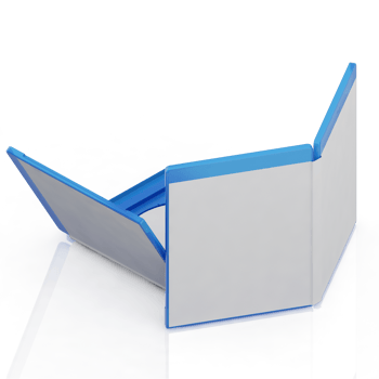 Isometric Books 3D render png