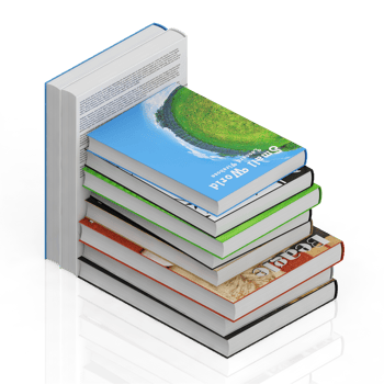 Isometric Books 3D render png