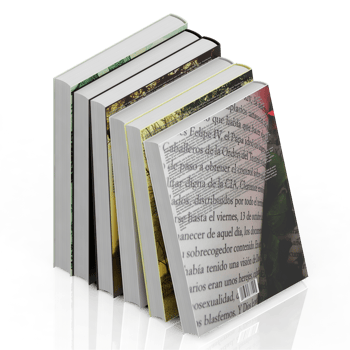 Isometric Books 3D render png