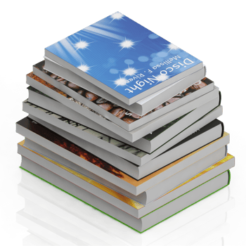 Isometric Books 3D render png