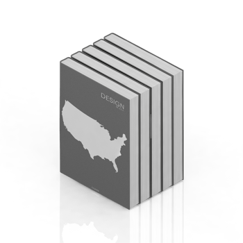 Isometric Books 3D render png