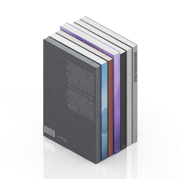 Isometric Books 3D render png