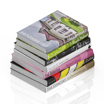 Isometric Books 3D render png