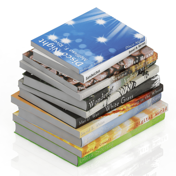 Isometric Books 3D render png