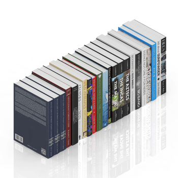 Isometric Books 3D render png