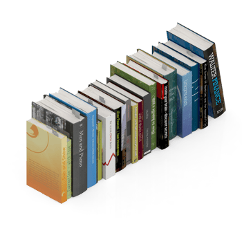 Isometric Books 3D render png