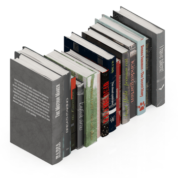 Isometric Books 3D render png
