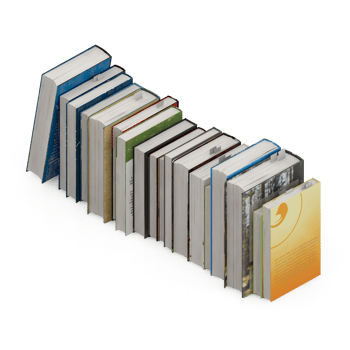 Isometric Books 3D render png