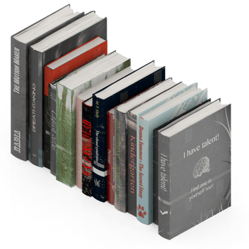Isometric Books 3D render png