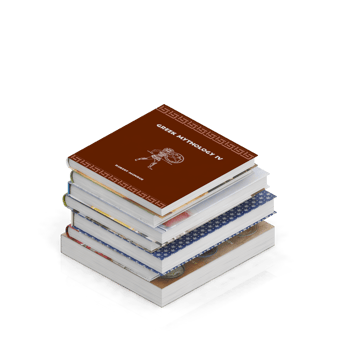 Isometric Books 3D render png