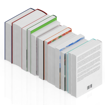 Isometric Books 3D render png