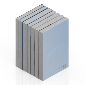 Isometric Books 3D render png