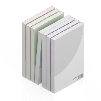 Isometric Books 3D render png