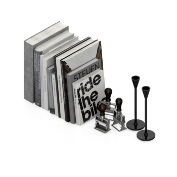 Isometric Books 3D render png