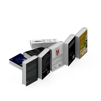 Isometric Books 3D render png