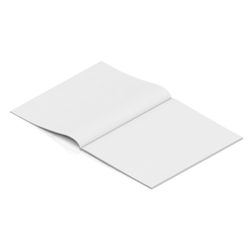 Isometric Books 3D render png