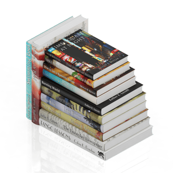 Isometric Books 3D render png