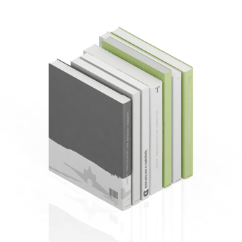 Isometric Books 3D render png