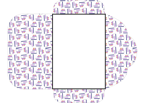 Envelope Design With Boat Ship Pattern Theme png
