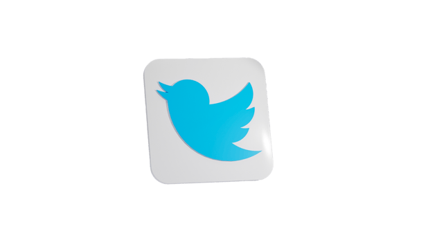 twitter Social media 3D icon Free high Quality png