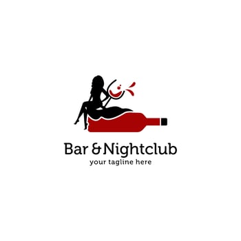 Bar and Nightclub Logo Vector template