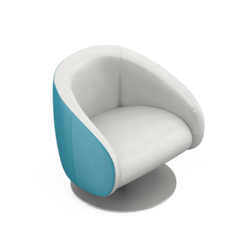 Isometric Armchair Isolated 3D render png