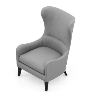 Isometric Armchair Isolated 3D render png