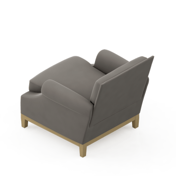 Isometric Armchair Isolated 3D render png