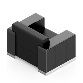 Isometric Armchair Isolated 3D render png