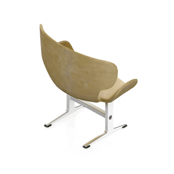 Isometric Chair 3D isolated rendering png