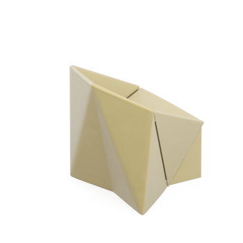 Isometric Chair 3D isolated rendering png