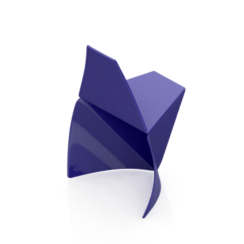 Isometric Chair 3D isolated rendering png