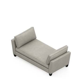 Isometric Chair 3D isolated rendering png