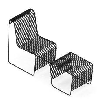 Isometric Chair 3D isolated rendering png