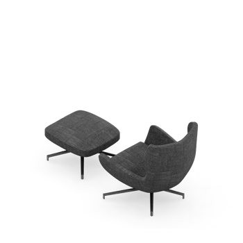 Isometric Chair 3D isolated rendering png