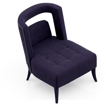 Isometric Chair 3D isolated rendering png