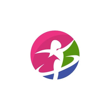 Women Health Logo Template Stock Vector
