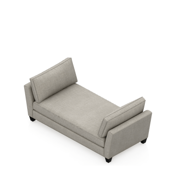 Isometric Chair 3D isolated rendering png