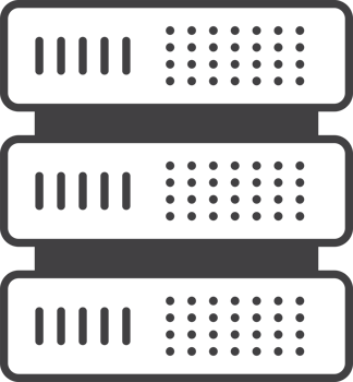 server device illustration in minimal style png