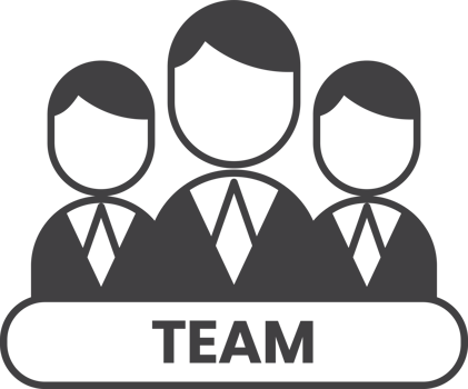 company and team illustration in minimal style png